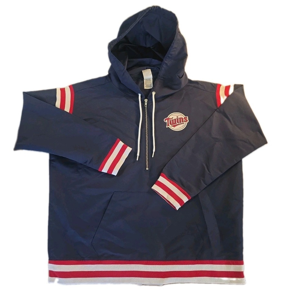 MLB Minnesota 2018 TwinsVictoria's Secret PINK  Wmns L Anorak Jacket Half‎ Zip